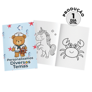 Livrinhos de Colorir personalizados lembrancinhas de festa infantil