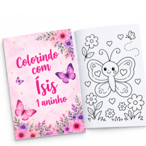 Livrinhos de Colorir personalizados lembrancinhas de festa infantil