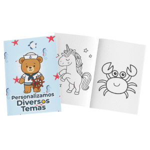Livrinhos de Colorir Diversos temas personalizados