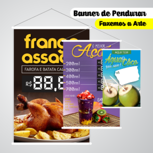Banner de Pendurar modelos personalizados
