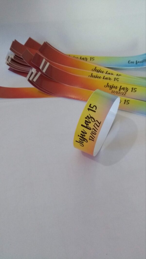 Pulseira de Identificação VIP para eventos (100un) - Imagem 2