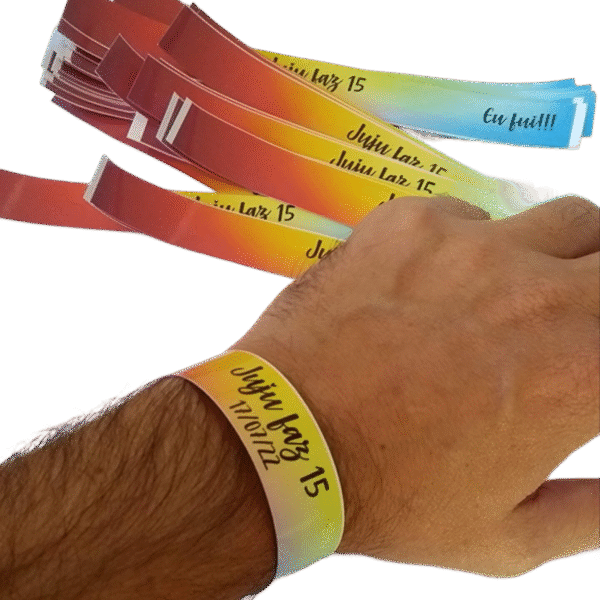 Pulseira de Identificação VIP para eventos (100un)