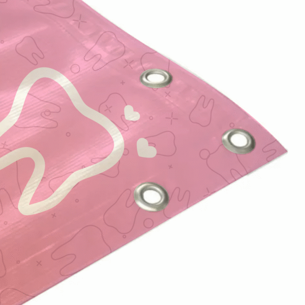 Lona banner com ilhós Dentista (feito sob medida MT2)